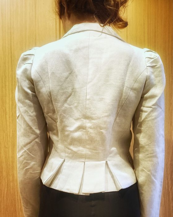 Casaco Vintage beje Mango