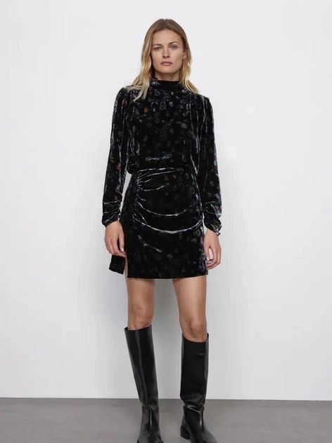Сукня Zara оксамитова Xs-S