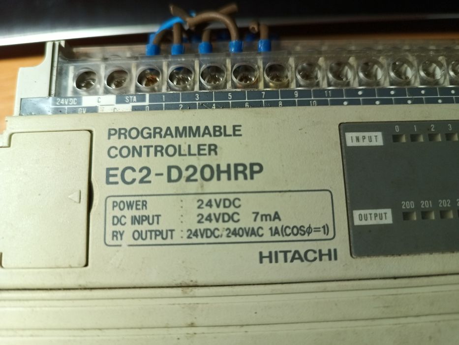 sterownik PLC Hitachi EC2-D20HRP programowalny