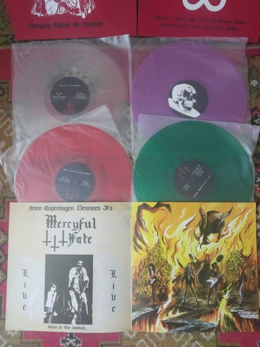 4LP Mercyful Fate (King Diamond) – Denying Christ In Holland, Box Set.