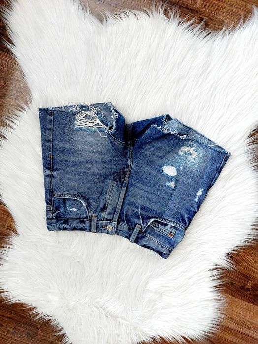 Ashley szorty jeans dzinsowe krotkie spodenki xs s