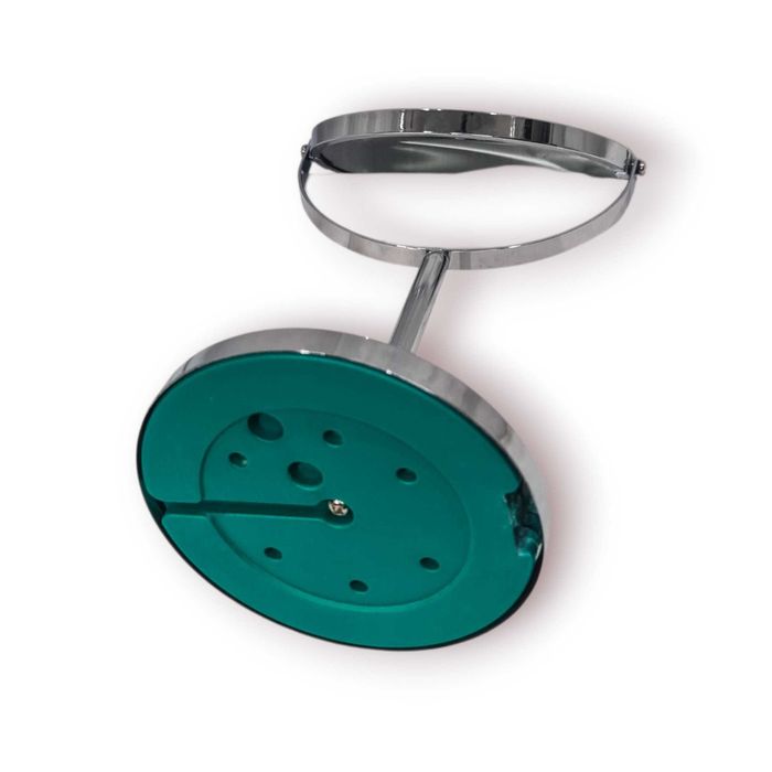 Espelho Mesa Dupla Face Metal Cromado