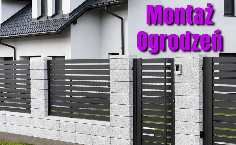 Ogrodzenia modułowe montaż