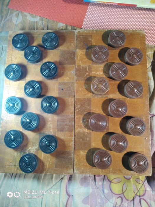 Настольная игра  Шашки  ссср