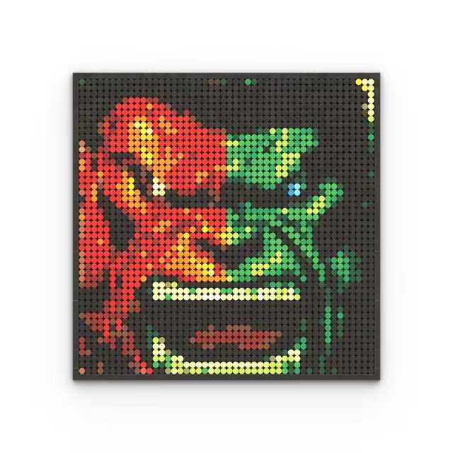 Lego Flat Tile Round 1x1, ok. 400 szt. Zielony