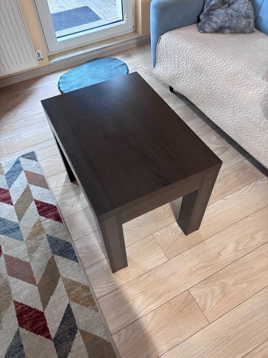 Stolik kawowy 70x50 | ława do salonu | ciemne drewno