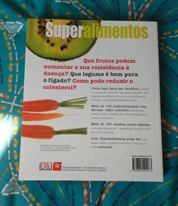 Livro "Super alimentos. Coma bem para ser saudável"