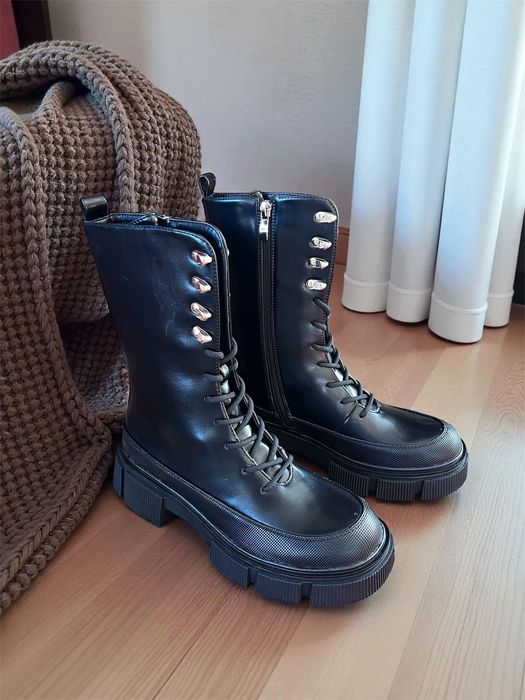 41 Sklep Nowe botki damskie biker workery trapery AX2106-1e