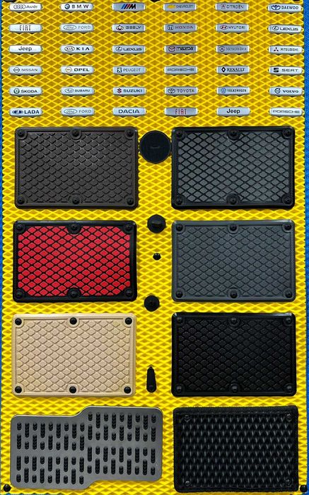 Ева Коврики в салон Ваз 2101-2107 2108 2109 21099 2115 Гранта