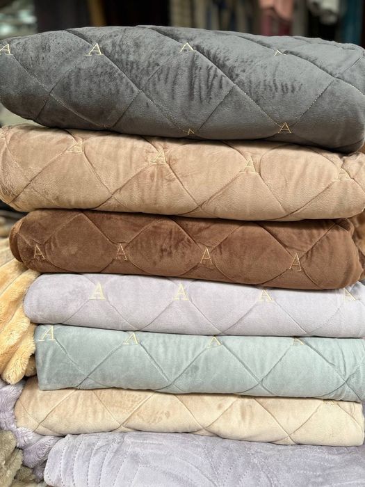 Плед покривало велюрове бабовна