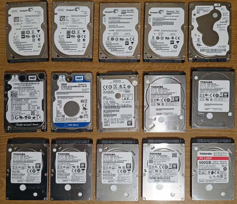 Вінчестер (Жорсткий диск, HDD) SATA 2.5', 500 Gb