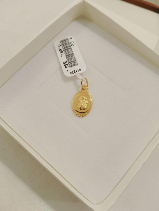 Medalik z wizerunkiem złoto pr. 585