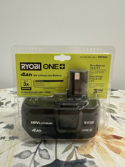 Акумулятор RYOBI 18V ONE+ 4.0 Ah Lithium-lon