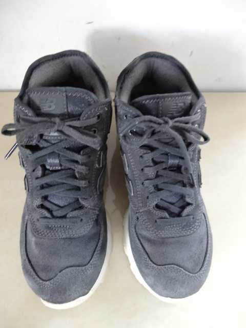 Buty NEW BALANCE WH574BB roz 37,5 OCIEPLANE Skóra Sportowe