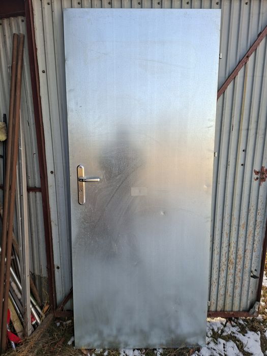 Drzwi techniczne metalowe 80