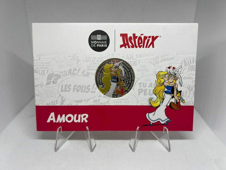 França 2022 - Livro com moeda de 50 Euros Prata - Asterix - Amor