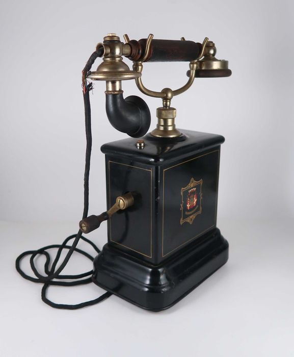 Telefone de manivela antigo Jydsk  1910/20´s