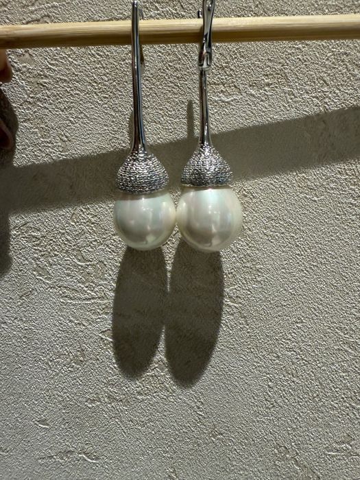 Очаровательные серьги с жемчугом Майорка