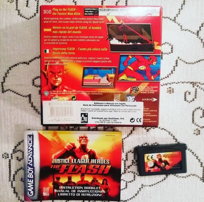 Jogo Justice League Heroes - THE FLASH game boy Advance