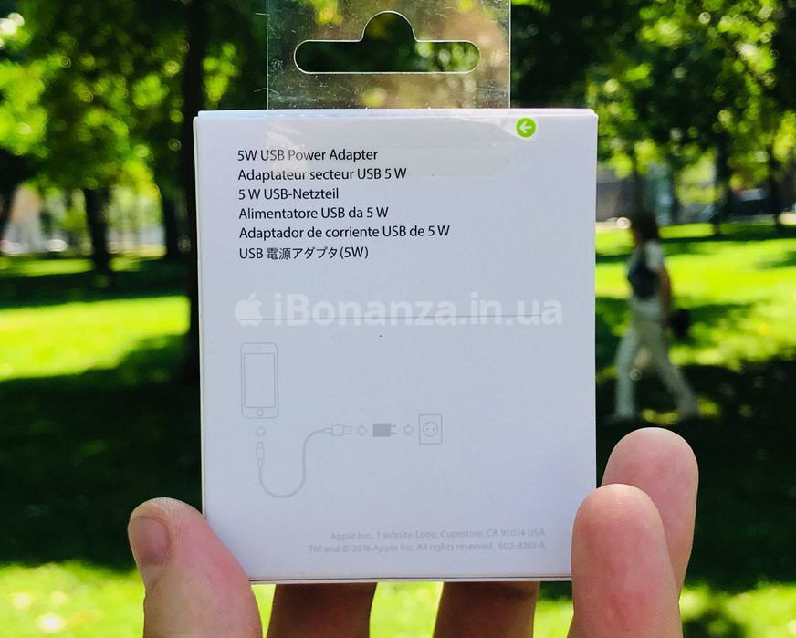 Зарядка для iPhone зарядной блочек Apple 5w ОРИГИНАЛ power adapter