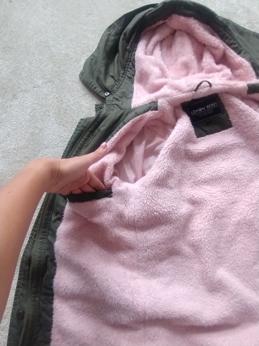 Kurtka, Parka  dziewczęca, rozm. 152, khaki