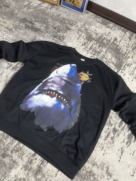 Світшот Givenchy Shark Black Кофта Живанши Акула свтішот Живанши