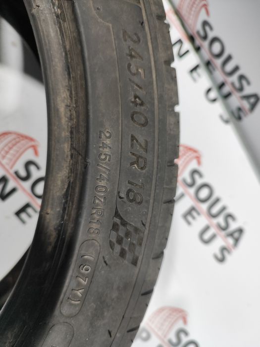 2 pneus semi novos 245-40R18  Michelin Pilot Sport 4 97Y - Oferta da e