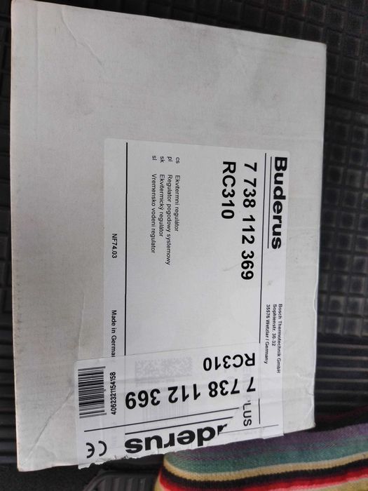 Sterownik do kotła Buderus rc310