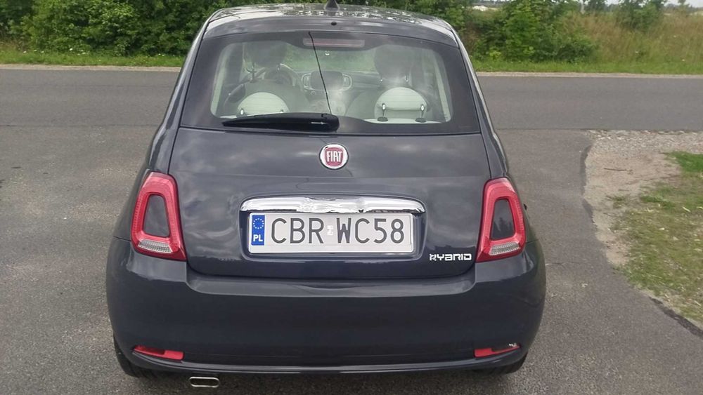 Fiat 500  1,0 hybrid 2021rok przebieg 50tyś.km