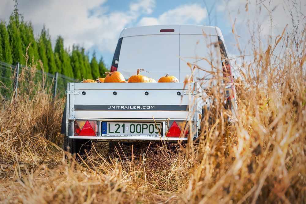 Przyczepka 150x106 UNITRAILER GARDEN 150 KIPP z osi KNOTT