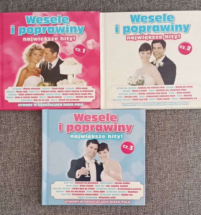 Wesele i poprawiny największe hity CD cz. 1, 2, 3