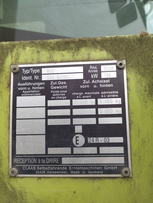 Комбайн зернозбиральний КЛААС Медіон 310, CLAAS Medion 310, 2008 р.в