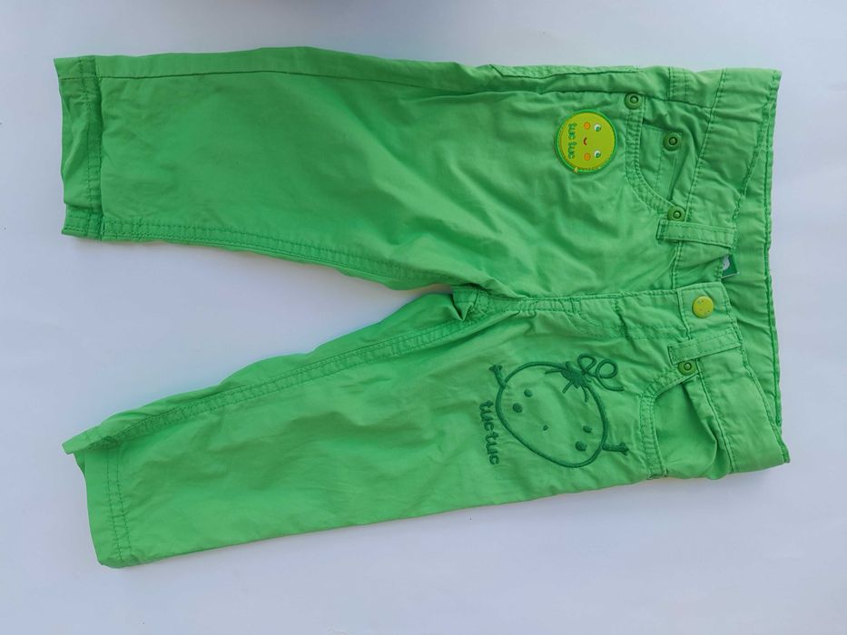 Calças Verdes TUC TUC 74cm 1 ano 12 meses