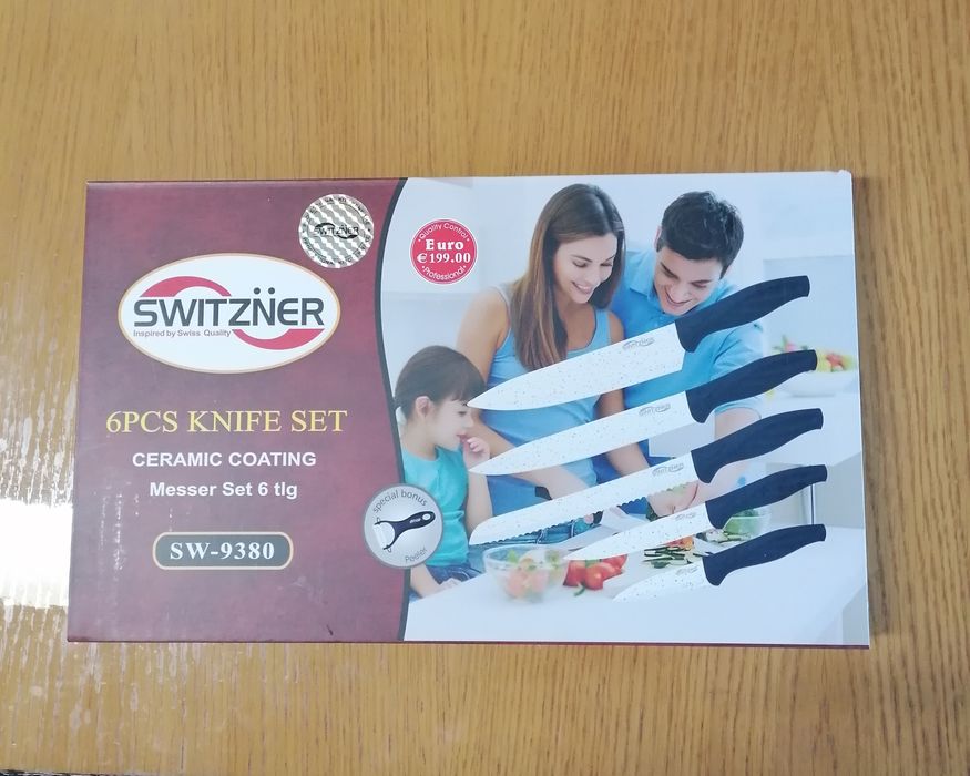 Conjunto de 6 facas Switzner