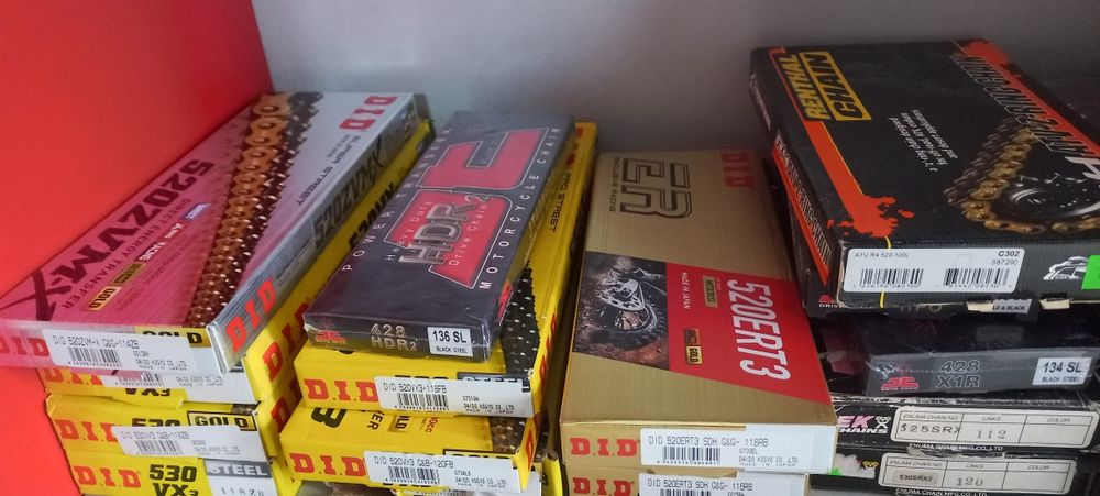 Подбор звезд и цепей для мотоциклов Honda Yamaha, Kawasaki, Suzuki