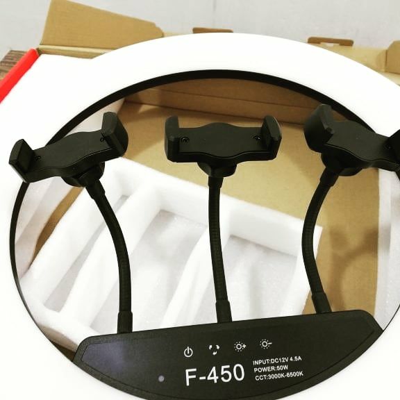 (NOVO) Ring Light 46CM + Tripé 2,10 Ajustavel