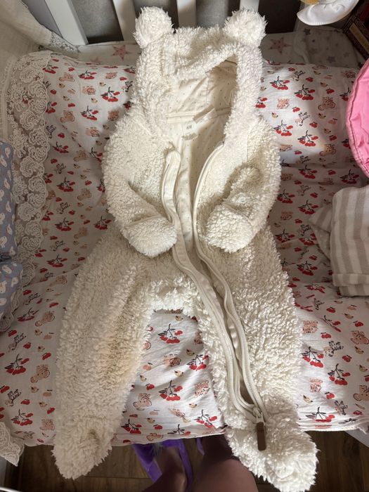 Детская одежда теплая от 3 до 9 месяцев