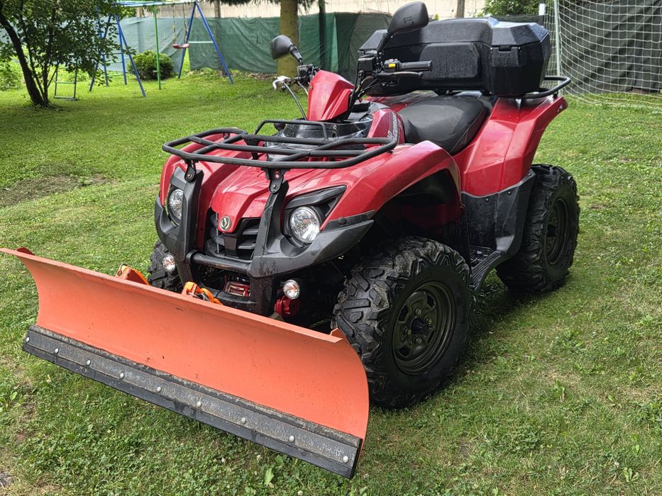Quad Sym Raider 600 ,4x4,Pług, zarejestrowany