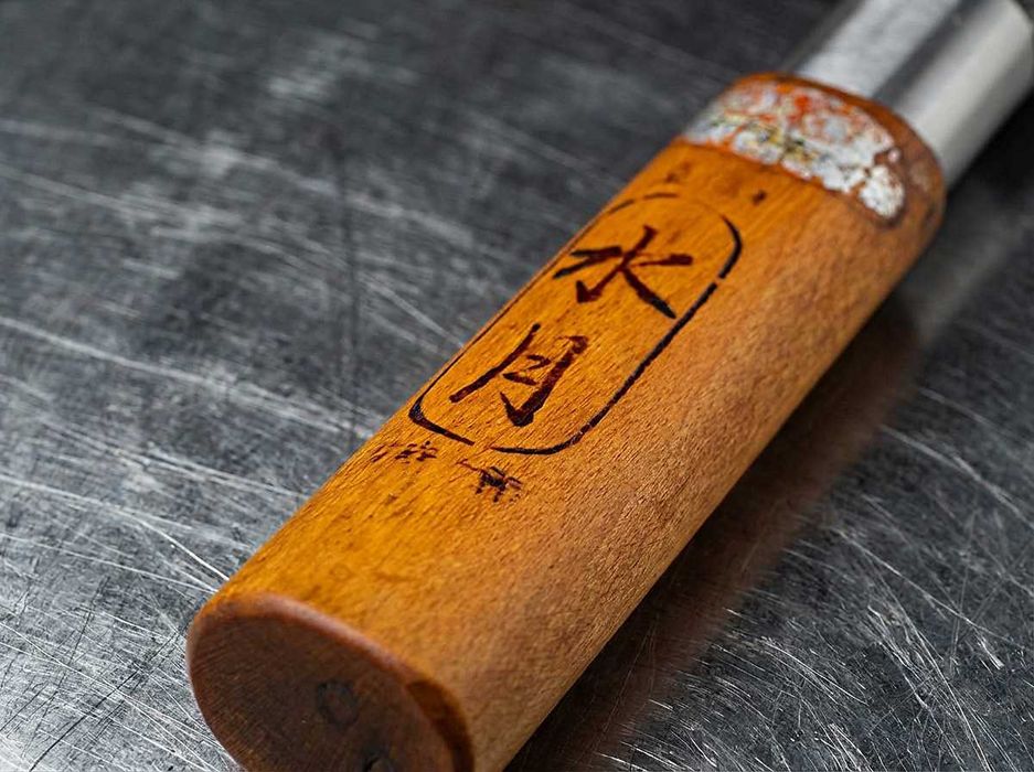 Japoński Nóż Deba 190 mm Suigetsu – Ręcznie Kuty – Echizen – Ni-Mai
