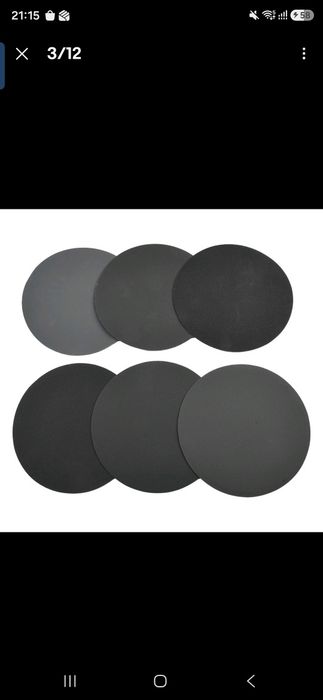 Lote de Discos de Lixa Abrasivos 125mm – 120 Unidades (Grão 80 a 320) – Novo