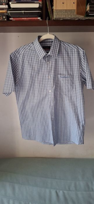 Koszula męska/chłopięca, krótki rękaw, M,  Pierre Cardin , 2 sztuki