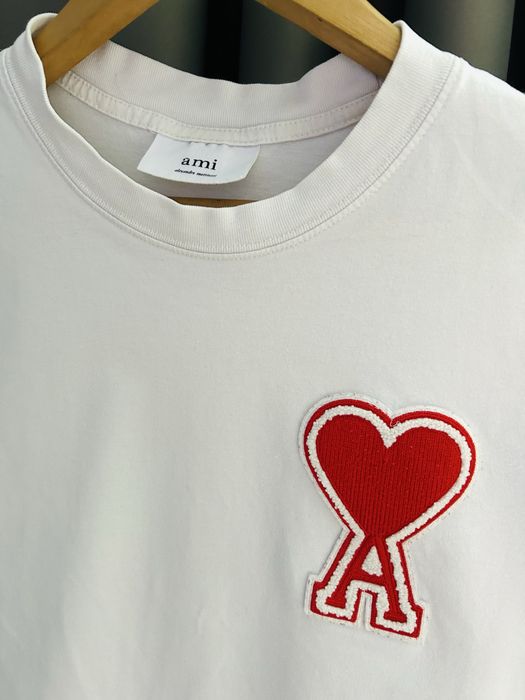 T-Shirt bialy Ami Paris r. M