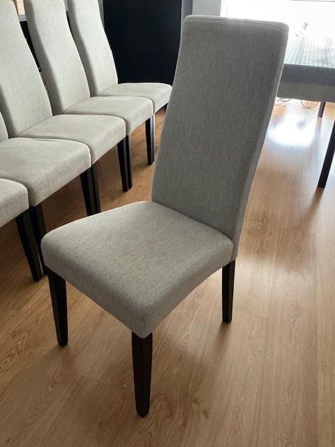 Conjunto 6 Cadeiras Sala Cinzentas