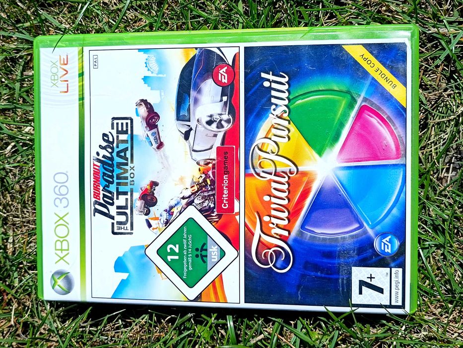 2 GRY Burnout Paradise: The Ultimate Box + Trivial Pursuit na Xbox 360