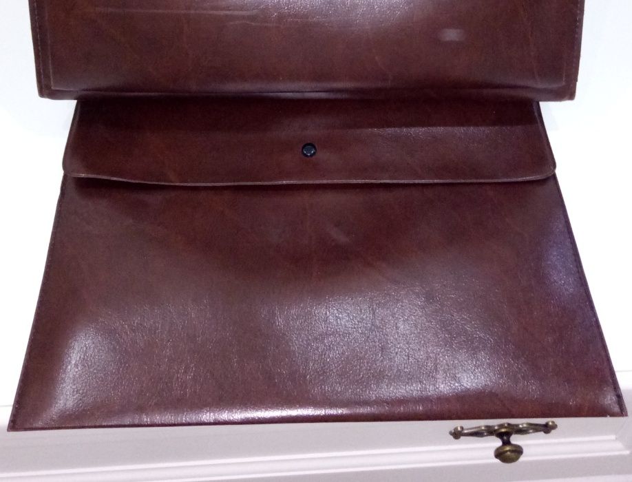 Деловой портфель СССР 1970-1980 саквояжного типа ВИНТАЖ СТИЛЬ