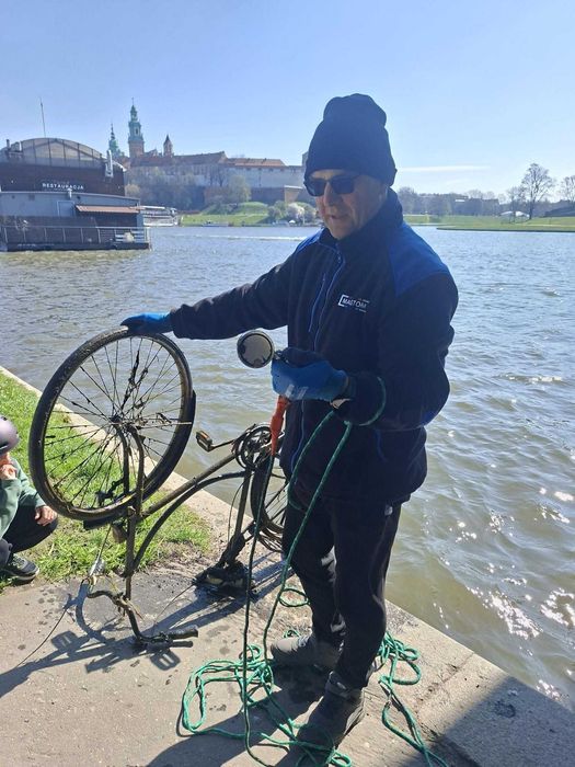 Zestaw magnes neodymowy do poszukiwań F200 Power  2x350Kg Magtom