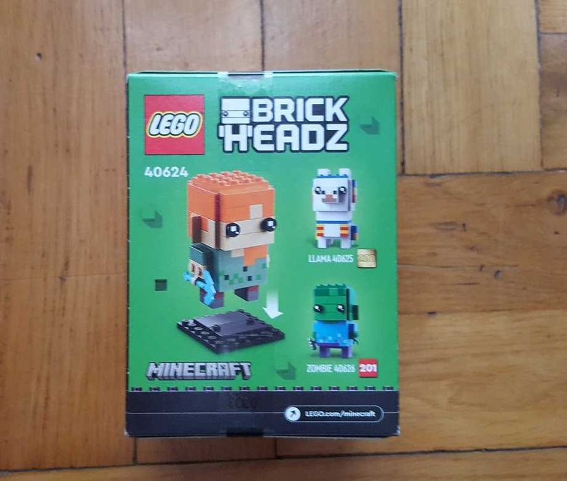 LEGO 3x BrickHeadz Minecraft - 40625 Lama + 40624 Alex
