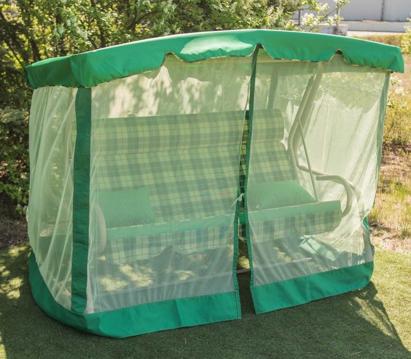 Акція! Качели Садовые- "Марсель". Металева Садова Гойдалка розкладна