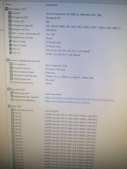 Комплект Soyo x99 2011v3+ Xeon e5 2680 v4+ 16Gb Озу