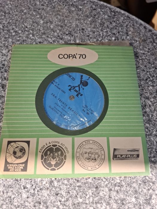 Vinil single copa do mundo Brasil 70
